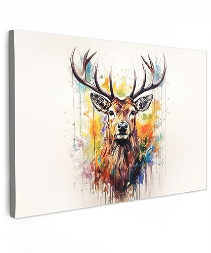 MuchoWow© Leinwände Groß 120x80 cm XXL Bild Tier Wall Decoration Bilder...
