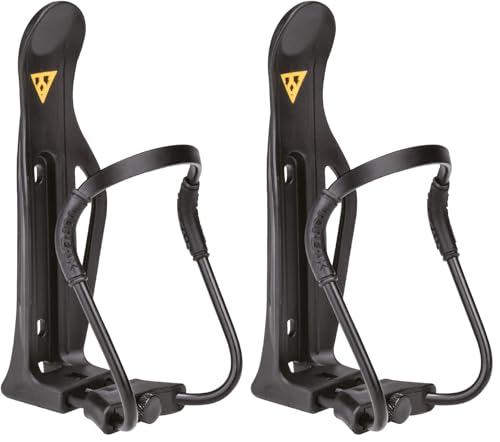 Topeak Modula Cage II, Mixte Adulte, Noir, Taille Unique (Lot de 2)