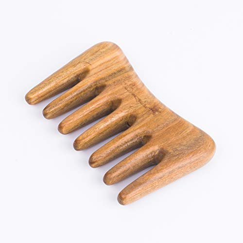 Peine de Dientes Anchos de Madera Mini para Desenredar miniatura 5