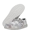 Hey Dude Men's Wally Washed Camo Slip-On Shoes - Moccasin Style, Greyscale Desert Camo, 8 UK #2