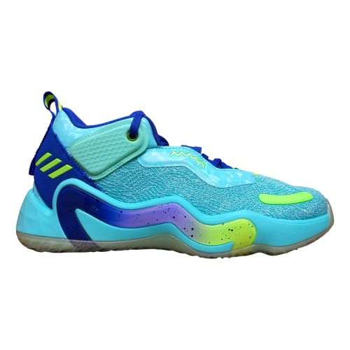adidas Unisex D.O.N. Issue 3 GCA Basketball Shoe (Pulse Aqua/Bold Blue/Bright Cyan, 9)