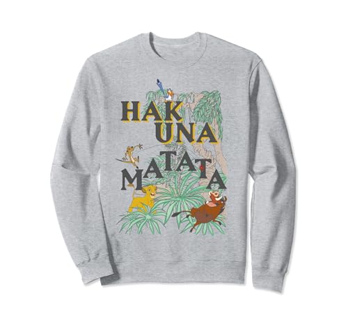 Sweat Le Roi Lion Disney Hakuna Matata pour revivre vos souvenirs d'enfance