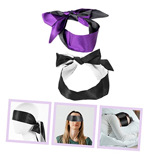 Beaupretty 4 Pcs Tapa Olho Decoracao Cetim Viagem Panela De Arroz Dormir