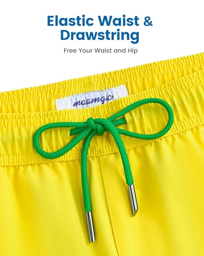 Image of maamgic 2 in 1 Mens Swim Trunks 7 Inch Swim Shorts Swim Suits Board Shorts