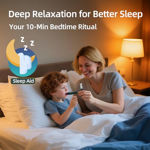 Portable Breath Balancer: Quit Smoking Gadget & Anxiety Relief Item. Quick 3-Minute Decompression, Sleep Aid, Focus Enhancer. Sports Recovery & Corporate/Family Wellness Gift (Black) - Image 5