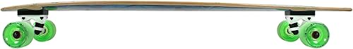 Miniatura 4 de Paradise Longboard Pintail Complete Cruiser Skateboard, Panda, 9.75 x 41 pulgadas