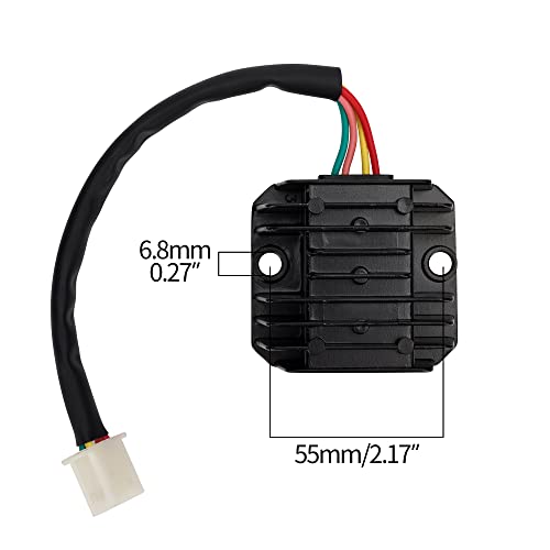 12V Voltage Regulator Rectifier 4 Wires For GY6 125cc 150cc ATV Dirt - View #9