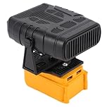 Yechiry Portable Battery Powered Space Heater, Car Heater Runs on Batteries, Small Electric Warmer with 2 Modes & 2 USB Outputs, Ideal for Camping, Indoor Outdoor & Car Window Defog