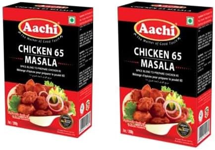 Aachi Chicken 65 Masala 200 GMS -TWIN PACK - PACK OF 2 ( 200 GMS X 2 )