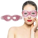 HYFZOD Maschera occhi gel freddo, ghiaccio gel riutilizzabile con pach occhi per borse e occhiaie, per occhiaie, gonfiore, recupero post-operatorio