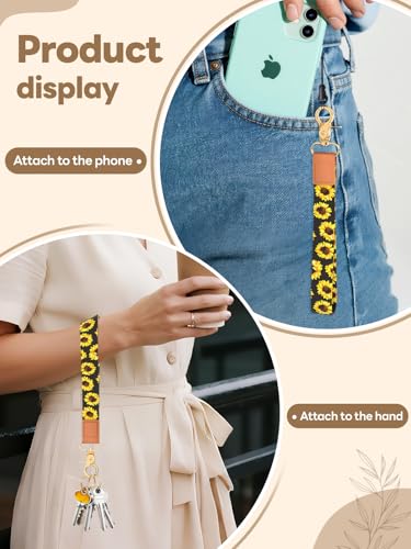 Image of Wristlet Keychain for Women and Men, Key Chain Holder, Wrist Lanyard for Keys