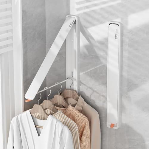 dancrul Clothes Drying Rack for Laundry Drying Rack Wall Mounted
