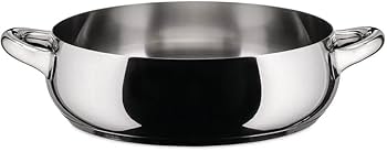 ALESSI Mami ステンレス両手鍋 蓋付き Alessi | アレッシィ からのMami 両手鍋 ステンレススチール