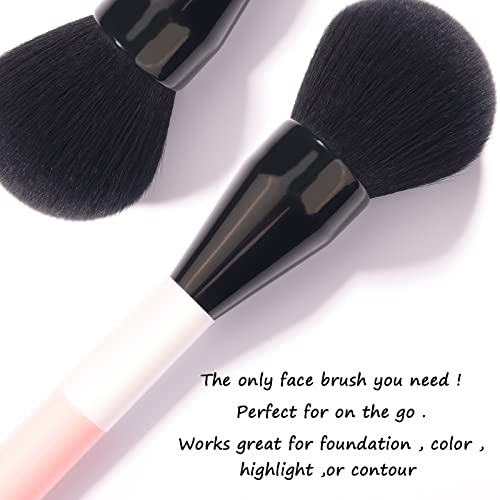 Makeup Brushes Daubigny 4In1 Powder Brush Premium Durable Kabuki Makeup Brush Eyeshadow Brush Concealer Brush Perfect For Blending Liquid,Cream And Flawless Powder,Buffing, Blending,Concealer #TOP1