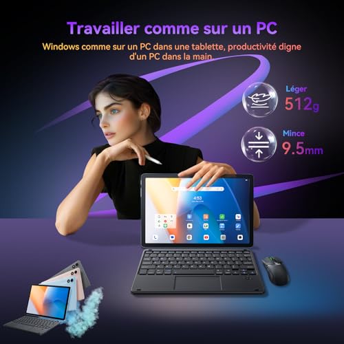 Tablette Android 15 Blackview 11 pouces avec Gemini AI 256Go ROM - 5