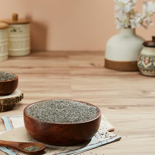 Image of Amazon Brand - Vedaka Chia Seeds | 500 Gram | Rich In Protein, Calcium & Omega Fats | Healthy Snack On-The-Go (Pack of 3)