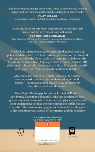 Image of Fiscal Fables: A Citizen's Guide to Public Finance | A Simple Book on Indian Economy, Public Finance and Fiscal Budget of India