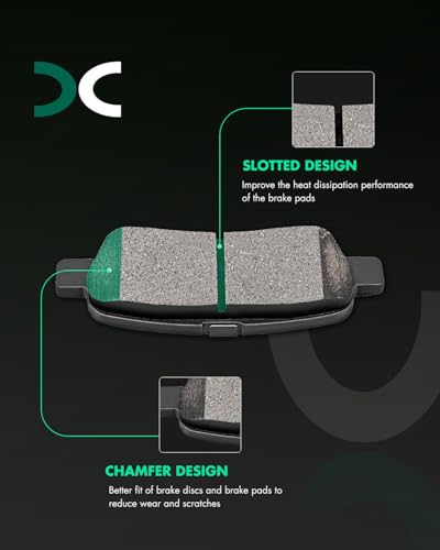 Image of SCITOO Rear Brake Kits Disc Brake Rotor Brakes Pads:D905;31348