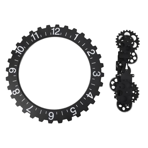 Horloge murale rétro de grande vitesse pour balcon abrité et véranda chic