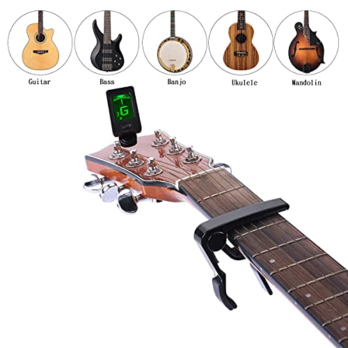 Electric Guitar Strings 3 Full Sets And Guitar Tuner Guitar Restringing Tool Guitar Capo Guitar Picks And Other Useful Tools #TOP3