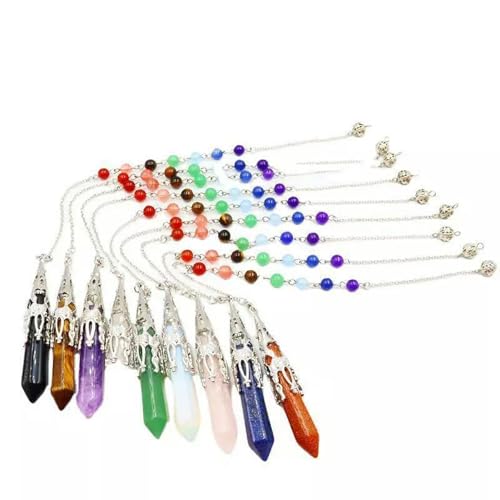 Pendules en pierre naturelle pour harmoniser les chakras et bloquer les ondes - 5