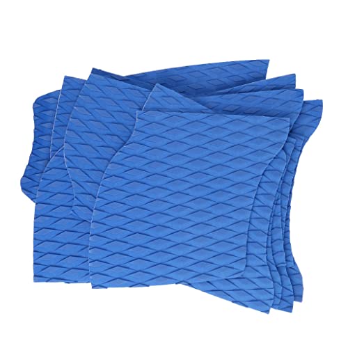 Fenteer 9 Pieces/Set Surf Longboard SUP Traction Pad Adhesive Full Deck Tail Pad for Stand Up Paddleboards and Surfboard