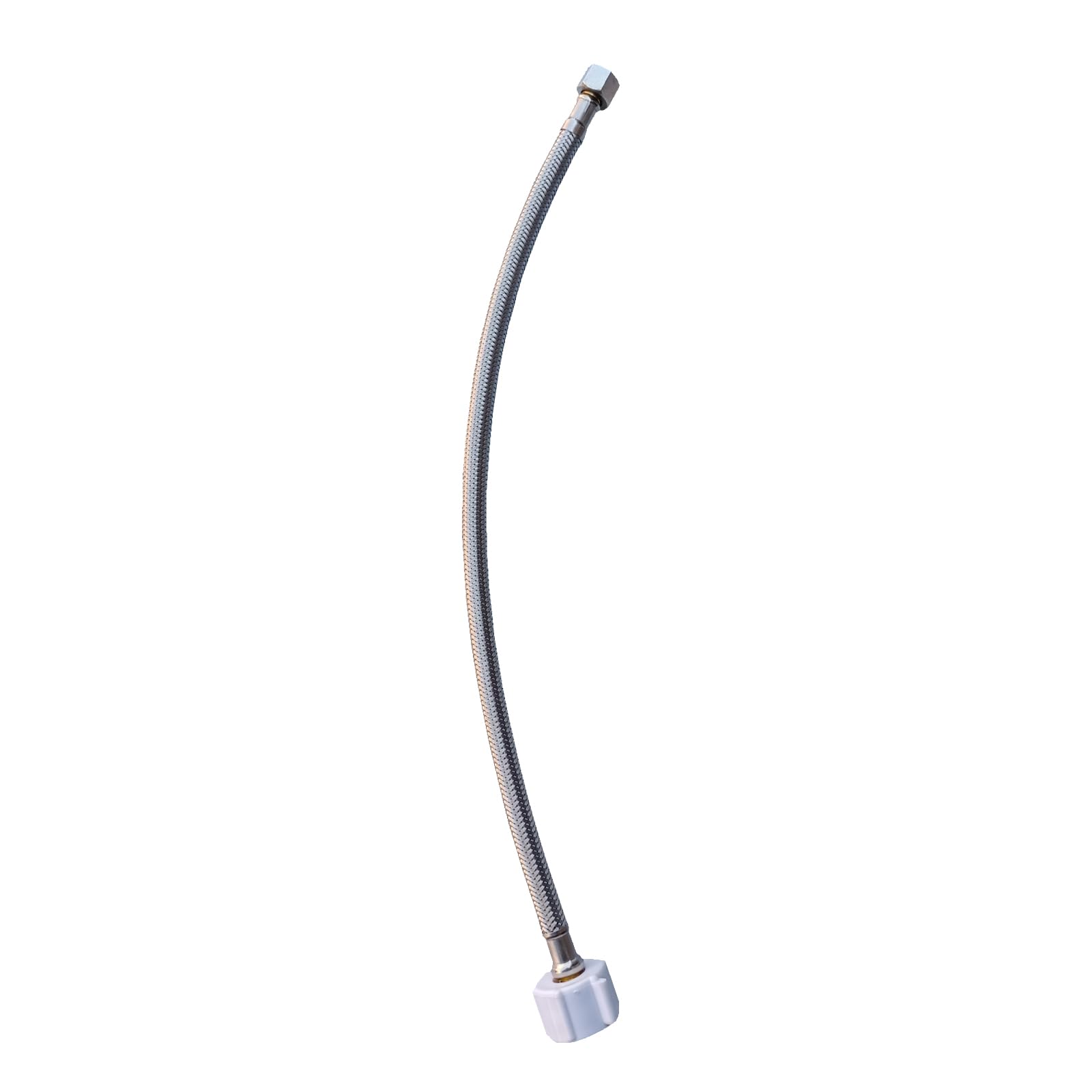 Línea de suministro de inodoro de 3/8 a 7/8, manguera de conector de inodoro de acero inoxidable de 16 pulgadas para reemplazo de manguera de suministro de inodoro