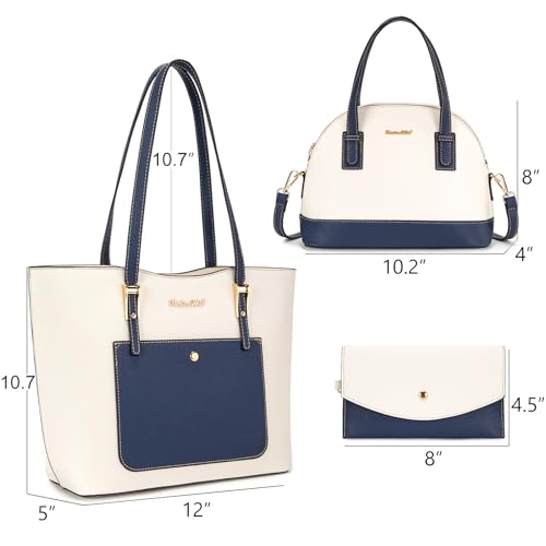 Image of Montana West 3PCS Purses for Women Tote Bag and Wallet Set Shoulder Satchel Handbags