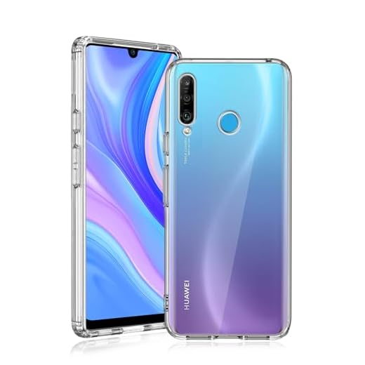 Agedate Hülle für Huawei P30 Lite Handyhülle, Ultra Dünn Transparent Schutzhülle, Weiches Silikon Anti Vergilbung Schutz, Slim Stoßfeste Kratzfest Case Cover