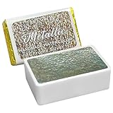 Nuestras pinturas están cuidadosamente hechas a mano y se vierten en sartenes llenas. Cada color está hecho con polvo de perlas de metal orgánico natural puro importado de Alemania pigmentos y fórmula de aglutinante natural. Mezclado con una variedad de aceites esenciales (lavanda, citronela, menta, cítricos, etc.) Sin otros aditivos. Cada color se mezcla a mano hasta que tenga la consistencia adecuada. Dado que cada pigmento se comporta de manera diferente con el aglutinante, el color tiene diferentes consistencias en el resultado final de pigmento a pigmento.