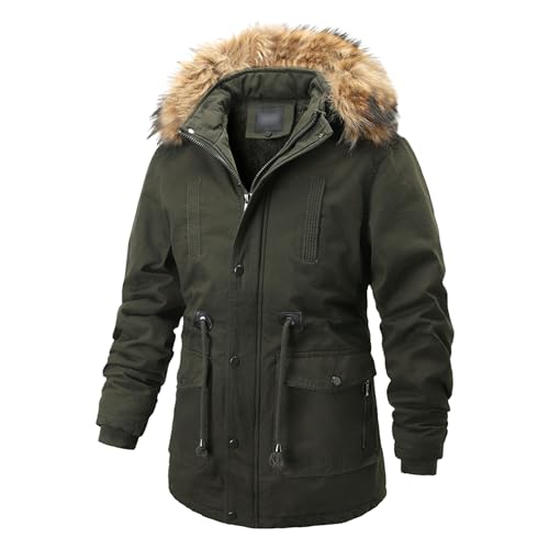Veste parka anorak à capuchon hommes manteau hiver chaud contre le froid