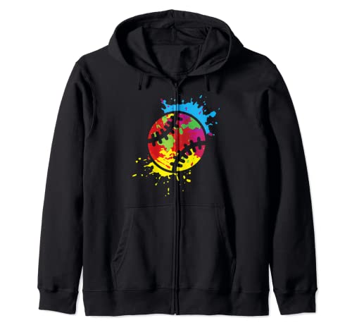 Pelota de béisbol colorida Deportes lanzador Catcher Softball Equipo Sudadera con Capucha