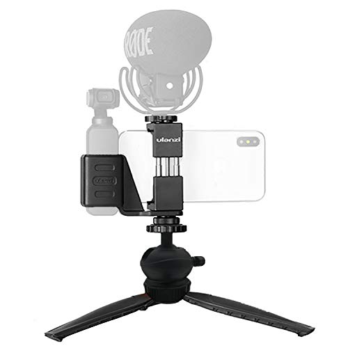 Kuxiu Ulanzi Handheld Phone Holder Mobile Gimbal Tripod w/Cold Shoe Interface & 1/4
