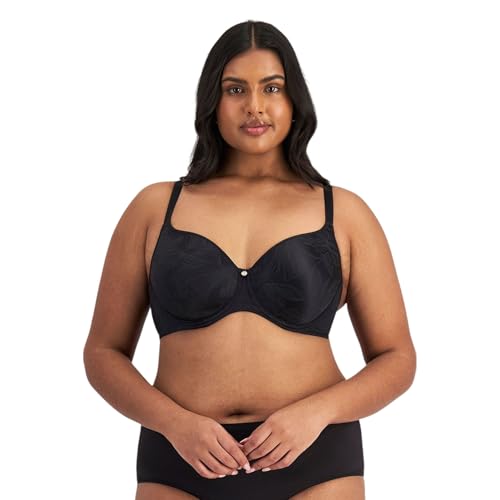 Berlei Lift & Shape T-Shirt, Black Print, 18DD