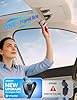 JOYROOM Sunglasses Holder for Car Visor, 2025 Upgrade Magnetic Glasses Car Holder, Universal Fits Leather Eyeglasses Clip Compatible with All Glasses, One-Handed Operation #1