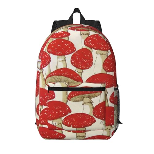 Sac à dos de voyage à motif champignons pour vos escapades et weekends