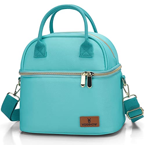 Vogshow Sac à déjeuner isotherme de 9 l pour femmes et adultes, petit sac à déjeuner isotherme pour le travail, le pique-nique, le travail, le pique-nique, le camping Cover