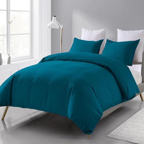 Beqnat Bettwäsche 155x220 Bettdeckenbezug - Mikrofaser Bettwäsche-Sets...