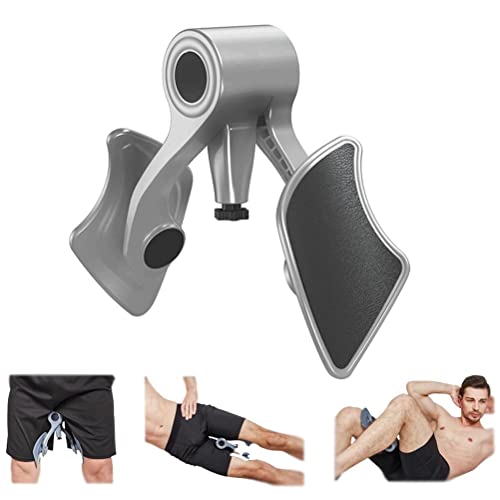 HUSHUI Entrenador de Cadera, ejercitador de músculos del Suelo pélvico, Entrenador de Muslos Ajustable, ejercitador de Muslos internos, Equipo de Entrenamiento físico para el hogar para Hombres Cover