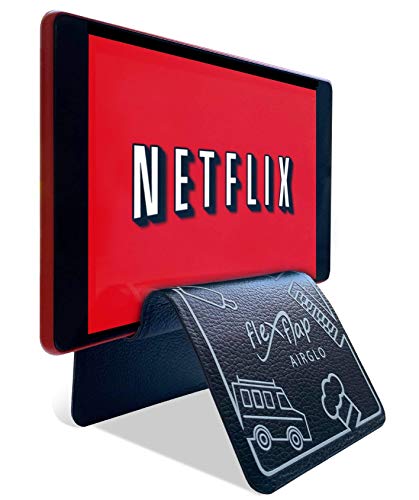 Airplane Travel Essentials For Flying Flex Flap Cell Phone Holder & Flexible Tablet Stand For Desk, Bed, Treadmill, Home & In-Flight Airplane Travel Accessories - Travel Must Haves Cool Gadgets #TOP6