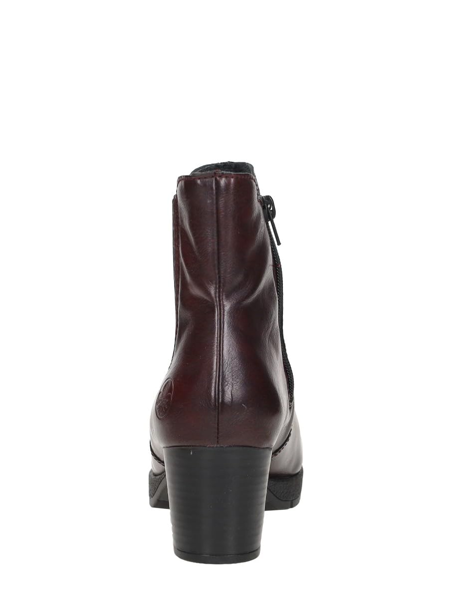 Rieker Bottines Chelsea 77674 pour femme, rouge, 43 EU, rouge, 43 EU