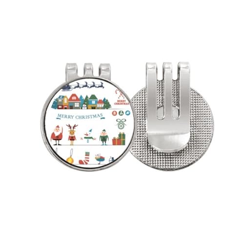Marqueur de balle de golf magnétique pour vos parcours hivernaux de Noël
