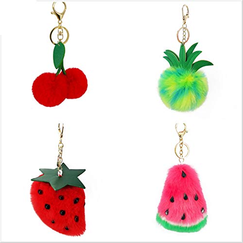 Hacoly - Portachiavi a forma di borsa in peluche