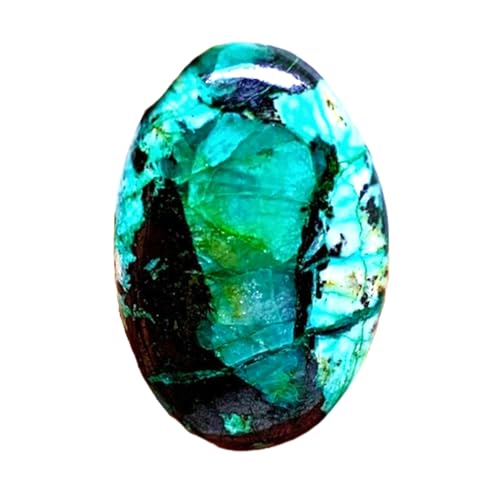 Dioxyde d'azurite naturel ovale pour créer une bague artisanale en atelier DIY