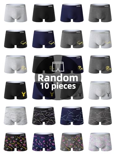 Men's Underwear Boxer Briefs Pack, ComfortSoft Boxer Brief for Men, Moisture-Wicking Breathable, Multipack