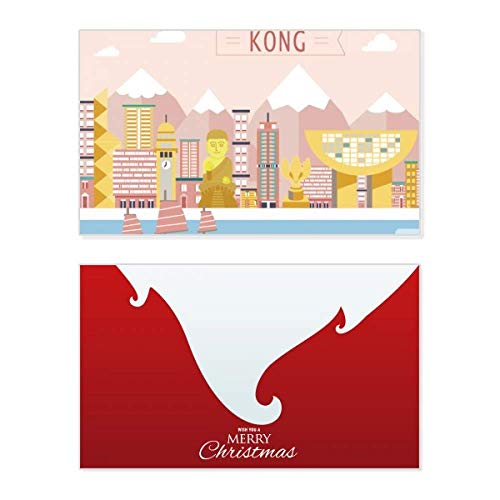 Carte de Noël traditionnelle de Hong Kong pour raviver les souvenirs vintage