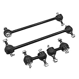 TOM - 4Pcs Front & Rear Sway Bar Links Set For 1999-2005 for Chrysler Sebring for Dodge Stratus for...