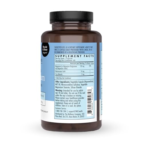 Magnesium Glycinate and Magnesium Citrate – Supports Muscle Relaxation and Cardiovascular Health | 60ct (2 Month Supply) - Image 4