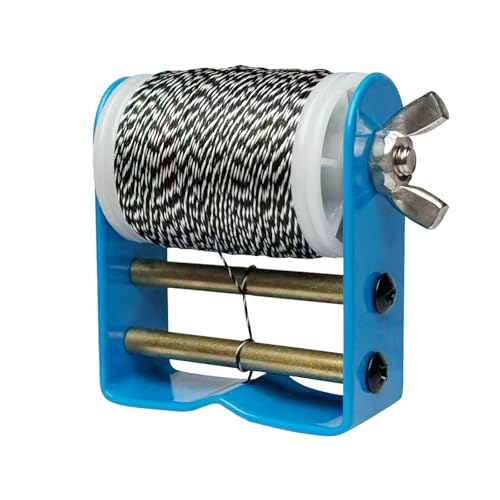 - QI HUO JU - Archery Bow String Serving Thread Jig 131 yard/120m Bow Serving String 3-Strands String Thread Tool for Compound Bow Tying Peep Sight Nock Accessories (Black-White)