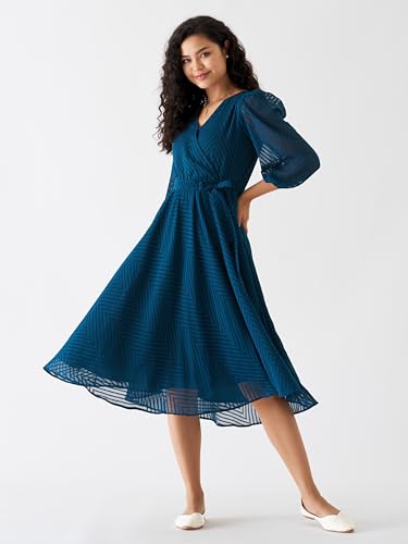 Image of AASK Women Fancy Plain & Solid Designer Dress for Women